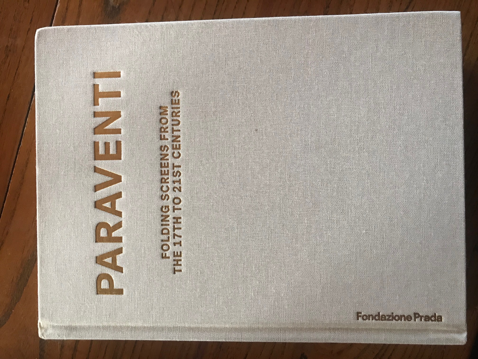 Prada exhibition catalog. 'Paraventi' Christian Blau 