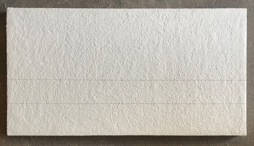 Wordsfail by Christian Blau 80 x 150 x 6 cm Sand/white 20/35
