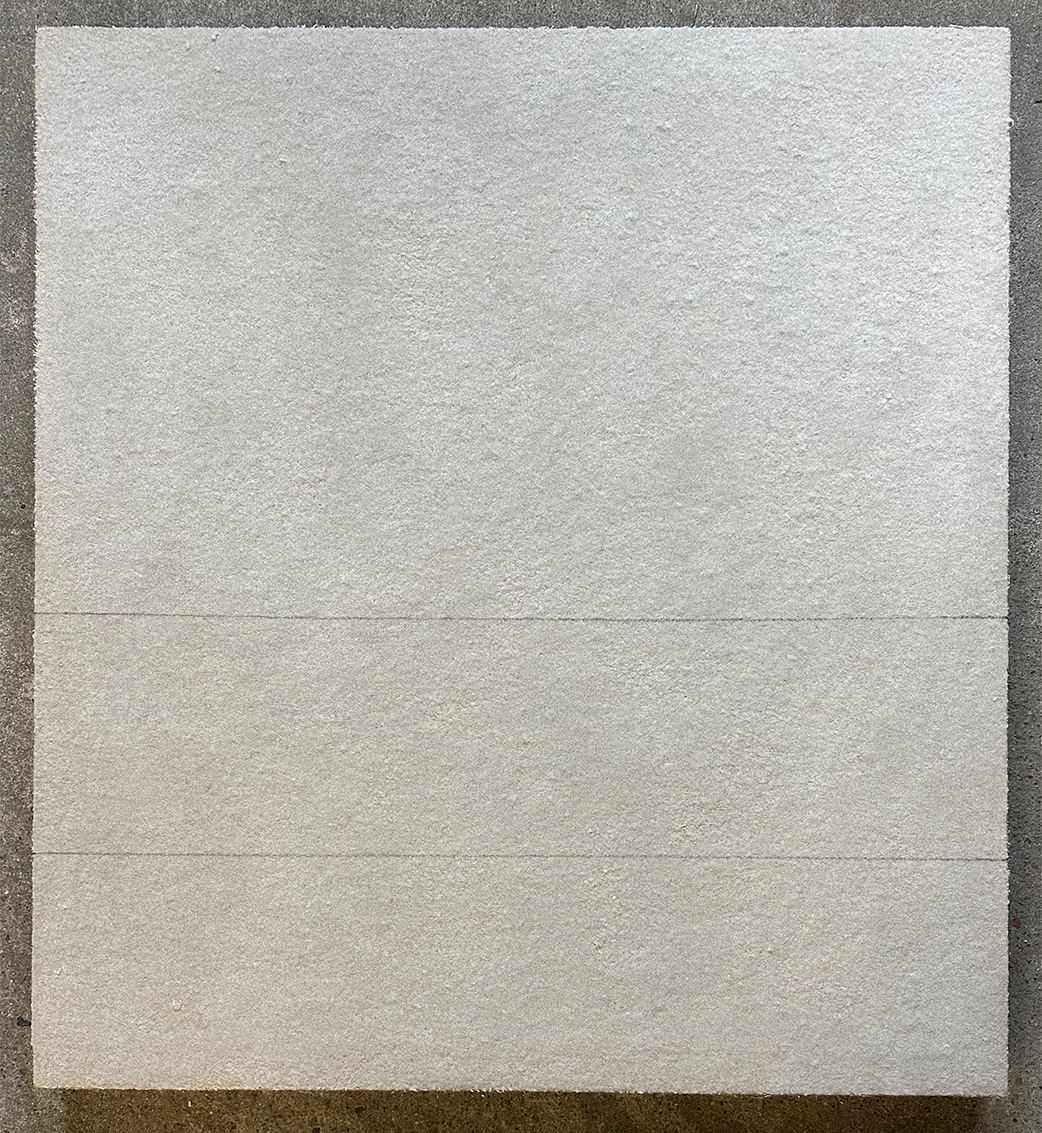 Wordsfail by Christian Blau 90 x 80 x 6 cm Sand 20/40